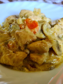 Una foto de Blanquette de pollo