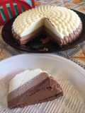 Torta mousse ai 3 cioccolati