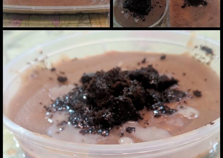 Oreo Milo Puding Cake