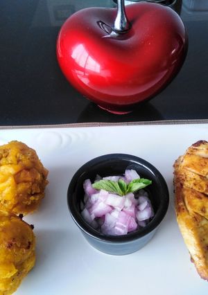 Una foto de Tacachos con filete de pollo👍🇵🇪