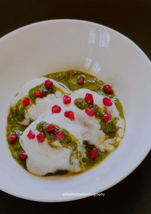 A picture of Navratri Dahi Vada.