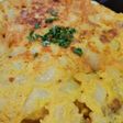 Tortilla de papas con longaniza de pollo