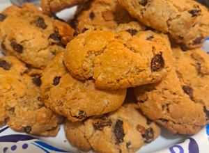 Foto de Cookies de aveia e passas