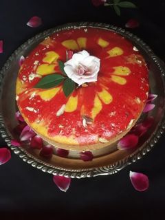 व्होल व्हीट वनीला कस्टर्ड केक (whole wheat vanilla custard cake recipe in Hindi) रेसिपी मुख्य फोटो