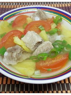 Hình của món Canh Sườn Non Nấu Dứa 🍍.