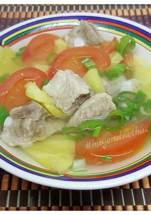 Hình của món Canh Sườn Non Nấu Dứa 🍍.