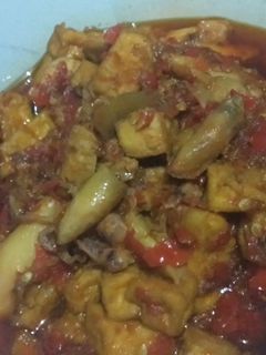 Foto resep Oseng mercon cumi asin tahu