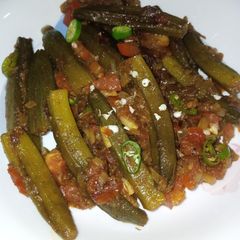 Stuffed Okra Masala A picture of Stuffed Okra Masala.