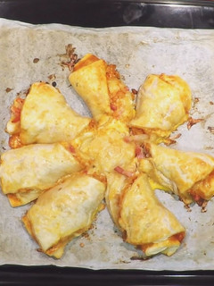 Una foto de Pizza de hojaldre twist