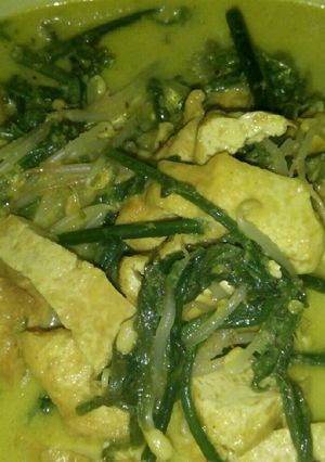 Foto resep Gulai pakis tahu
