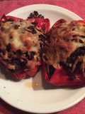 Morones rellenos con carne