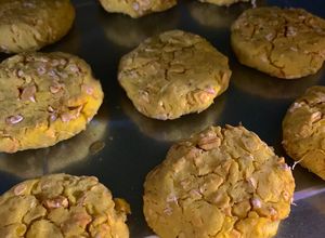 Hình của món Bánh khoai lang yến mạch (eat clean+ giảm cân).