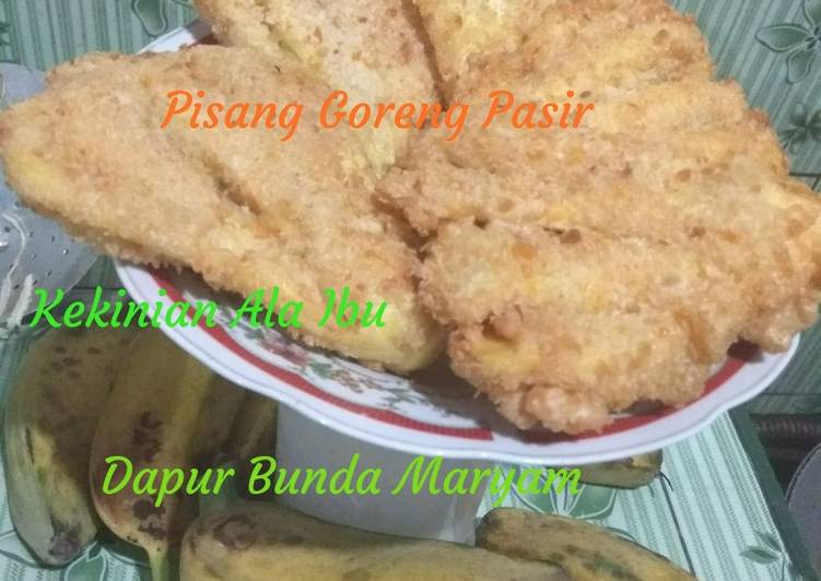 Pisang Goreng Pasir Krispy