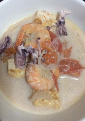 Foto resep Seafood masak santan
