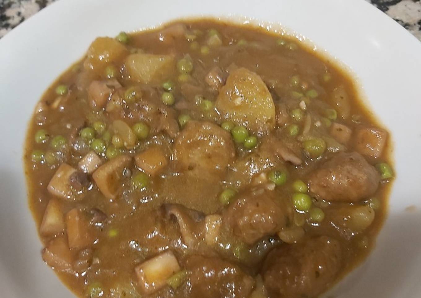 Albóndigas con sepia