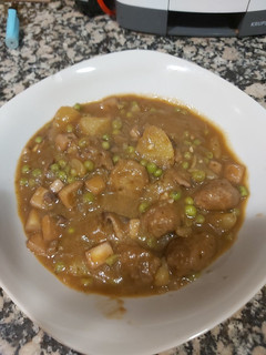 Una foto de Albóndigas con sepia