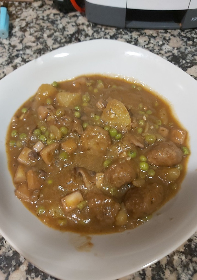 Una foto de Albóndigas con sepia