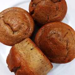 Foto principal de Muffins de banana madura & choco en polvo