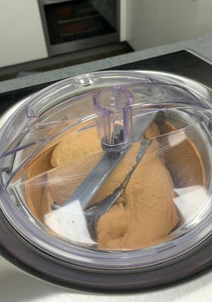 A picture of Creamy Thai Milk Tea Ice Cream.