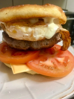 A picture of Burger with a twist.