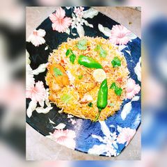 A picture of Sindhi biryani.