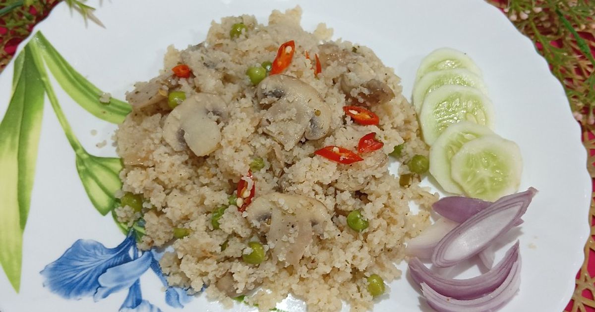 Butter Garlic Mushroom Samak Rice Pulao Recipe by Rita Talukdar Adak ...