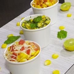 A picture of Steamed Sweet Corn Chaat.