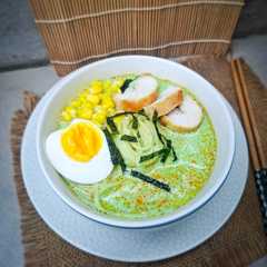 Matcha Chicken Ramen-レシピのメイン写真