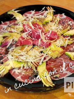 Foto di Coppa e carpaccio di carciofi ♡