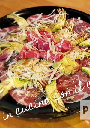 Foto di Coppa e carpaccio di carciofi ♡