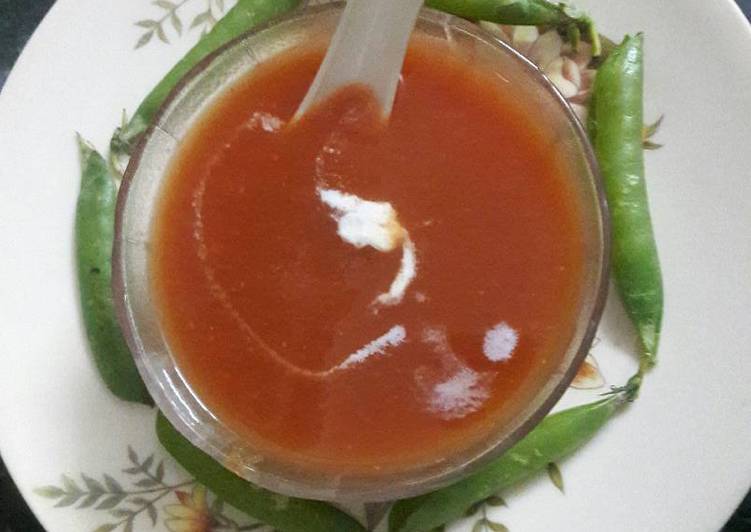 Tomato gajar soup Tomato carrot soup