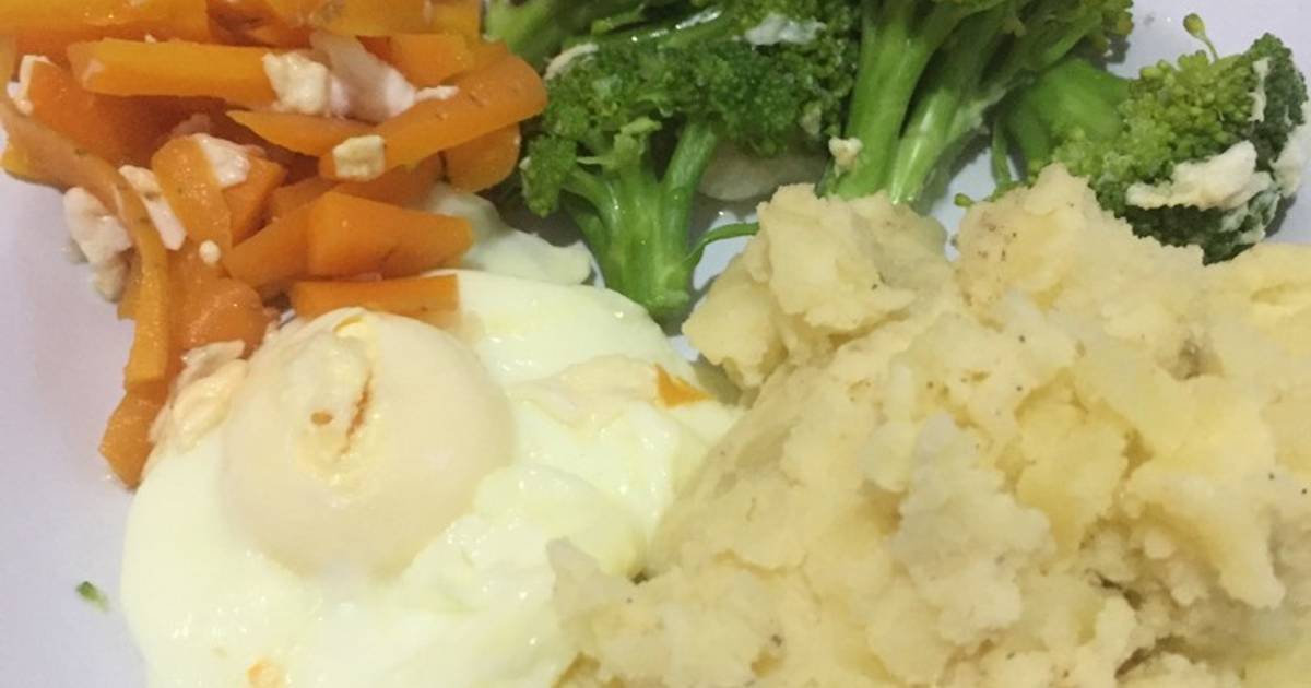 Resep Mashed Potato with Egg oleh Mauraratri Cookpad