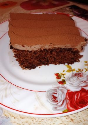 صورة لوصفة كيكة بالكريمة