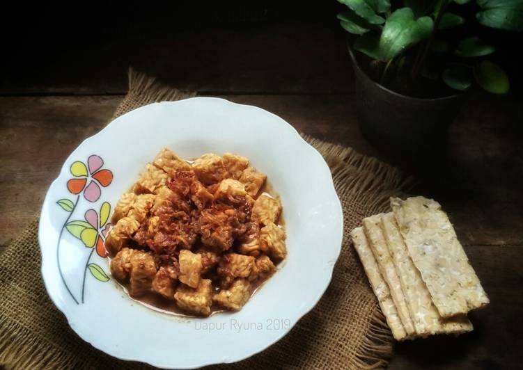 Tempe Goreng Sambal Pecel