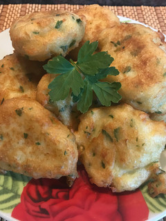 Una foto de Buñuelos de bacalao
