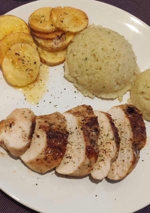 Natúr csirkemell recept fotója