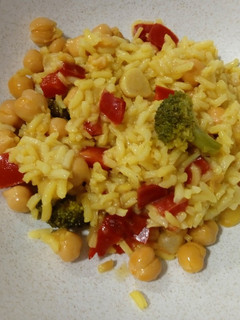 Una foto de Garbanzos sencillos al curry