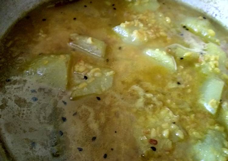 How to Make Perfect Bottle gourd mung dal