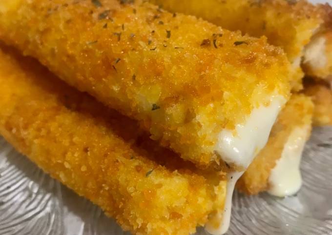 Cara Gampang Menyiapkan Roti Goreng Mozza (Crunchy White Bread with Mozarella), Lezat Sekali