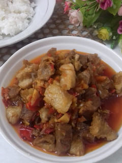 Foto resep Oseng Mercon ala Resep Bango