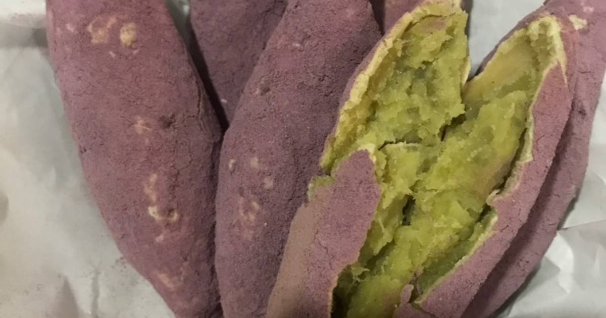 Resep Korean Sweet Potato Mochi Bread / Roti Ubi Korea oleh Harti Kurniawan Cookpad