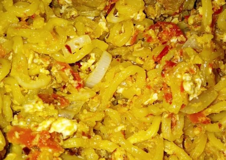 Easiest Way to Make Favorite MY HOME MADE FRIED INDOMIE recipe by Maman Mus&#39;ab