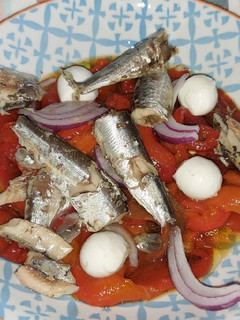 Una foto de Ensalada de pimientos asados