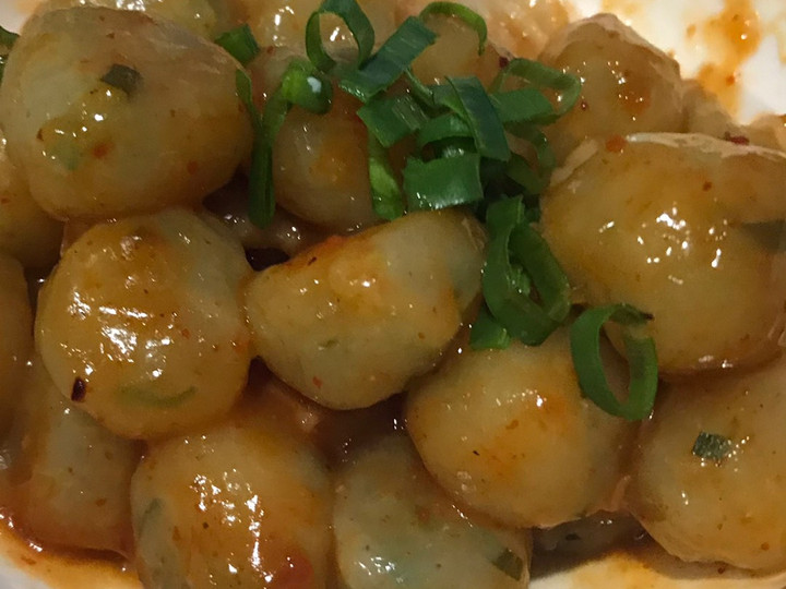 Bagaimana Membuat Cilok Tanpa Daging Dengan Saus Toppoki Anti Gagal