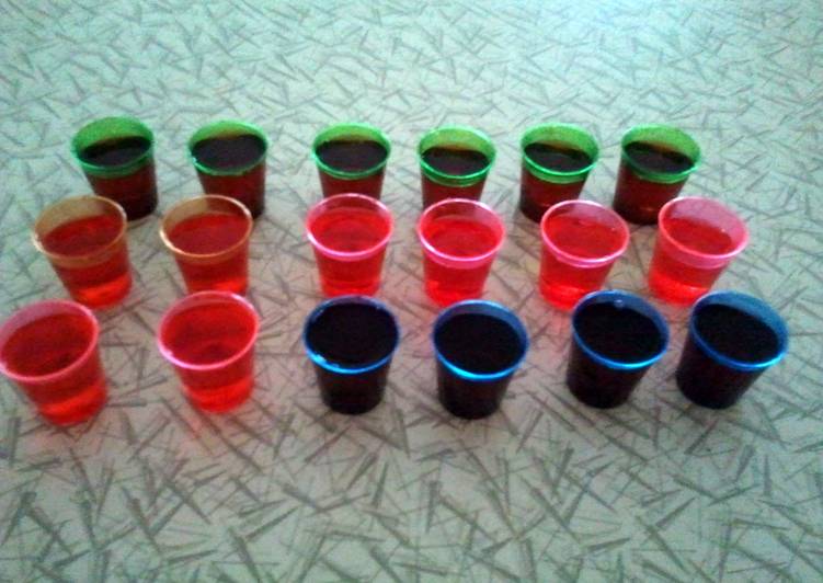 Vodka Jelly Shots Recipe By Bronzilly Cookpad