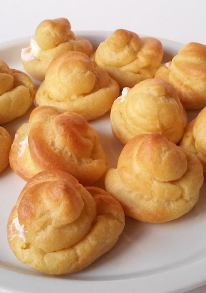 Una foto de Profiteroles de nata