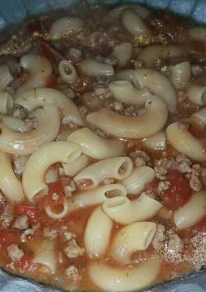 Una foto de Guiso de fideos codito