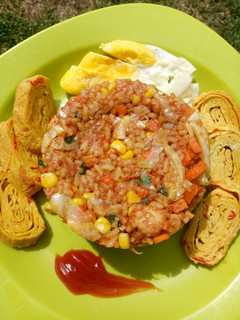Foto resep Vegetable fried rice (Nasi Goreng Sayuran)