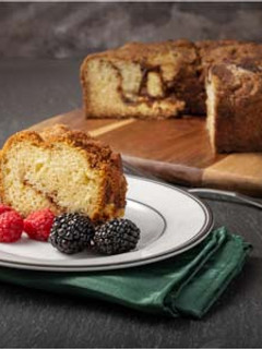 A picture of Sour cream pecan coffee cake.
