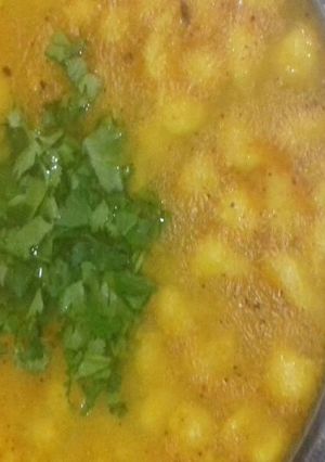 A picture of Dahi aloo ki sabji.